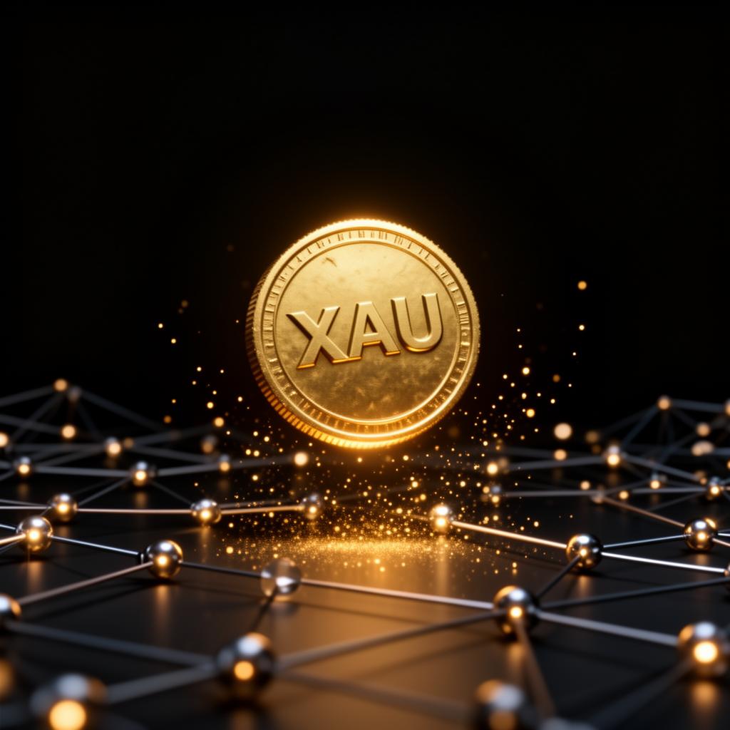 XAU₮ digital gold token on a blockchain network